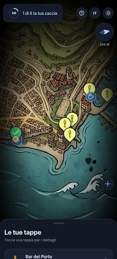 Urban Quest App Interface Mockup